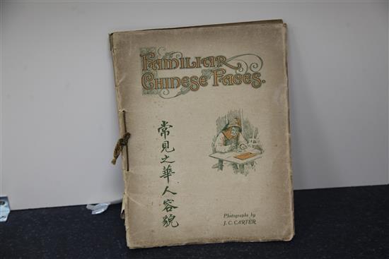 Three souvenir illustrated books of China and letters relating to the Moule family,